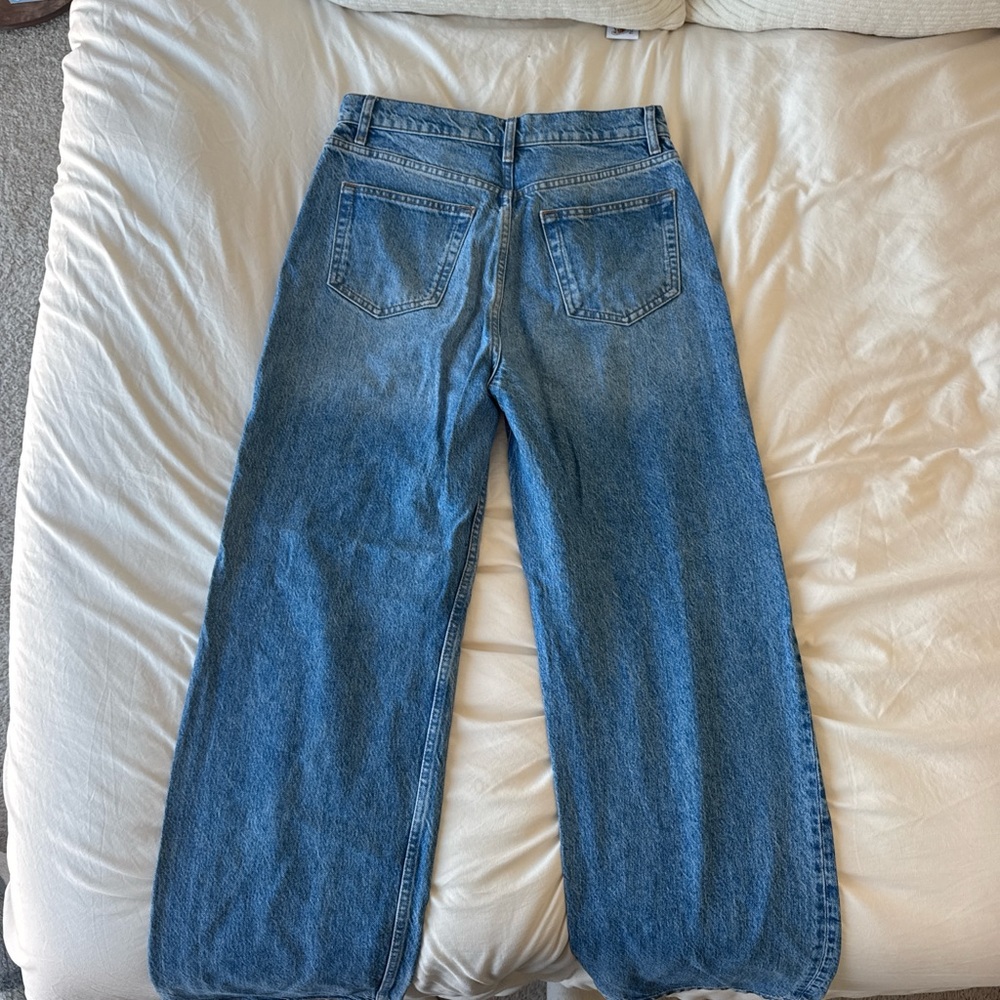 Reformation Relaxed Fit Blue Jeans